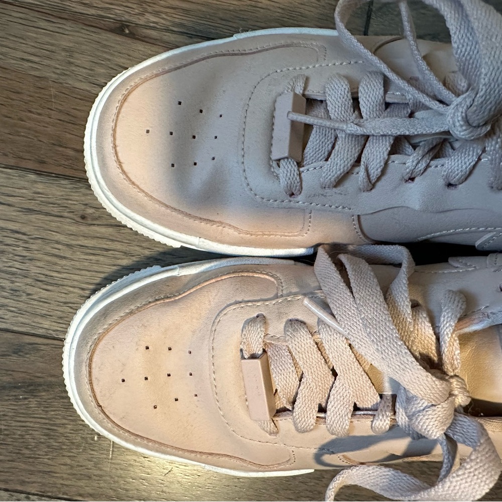 Nike Air Force One Shadow Nude Blush Size 8.5 - Picture 3 of 5